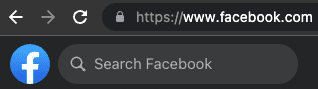 Facebook's search bar