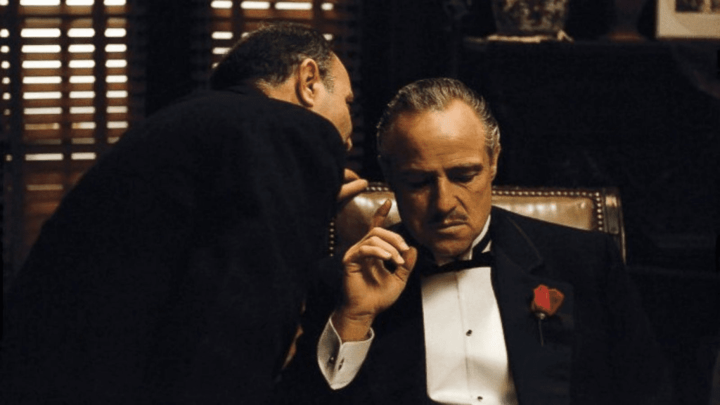Marlon Brando in the Godfather
